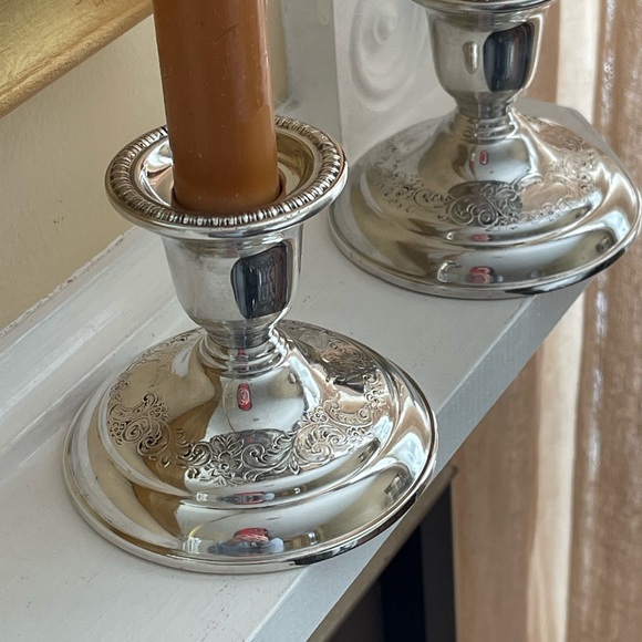 Vintage Birks candleholders - Picture 7 of 8